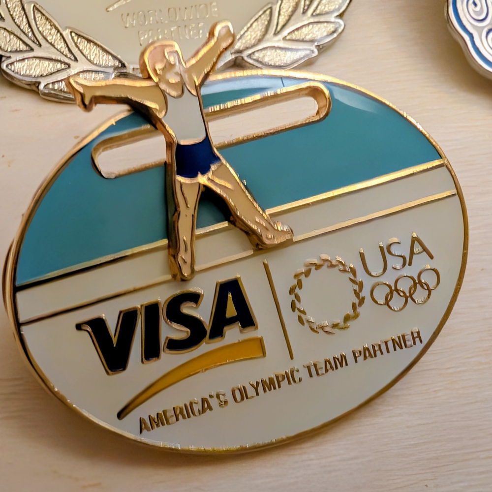 Visa Olympic Sponsor Brooch Collection Of 7 - Picture 6 of 9